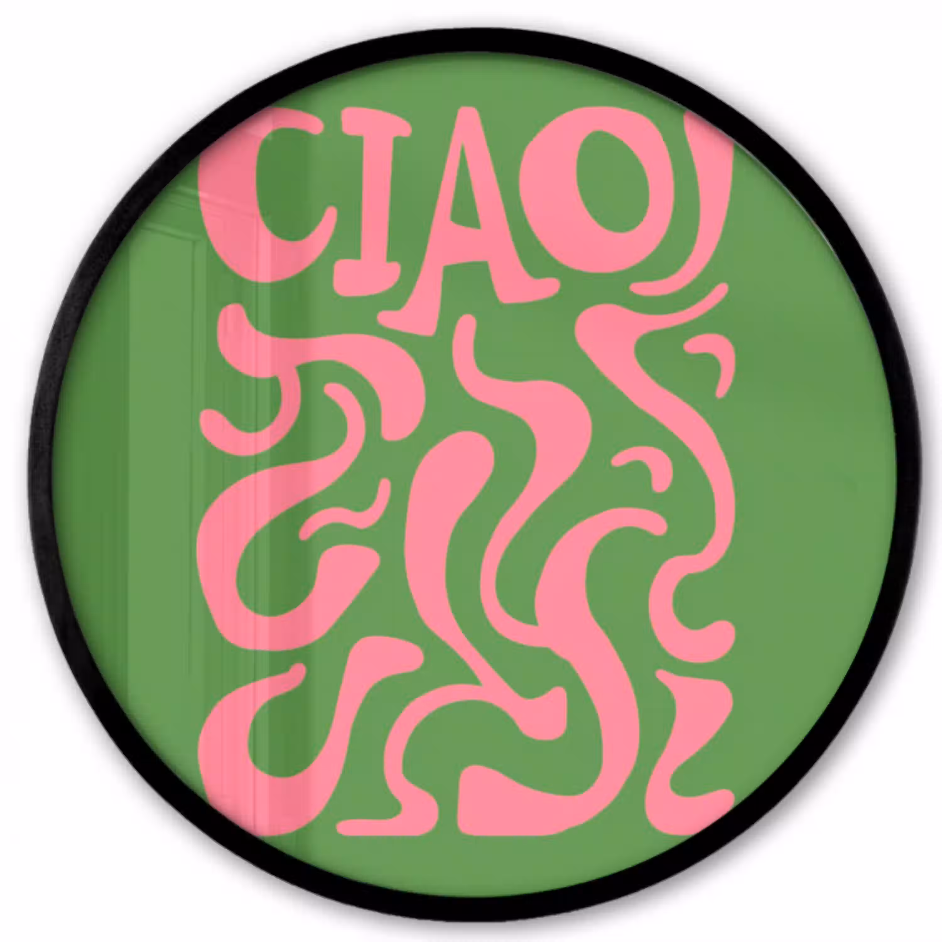 Abstract - Roze - Ciao - Vormen Fotolijst rond zonder passe partout klein -3d