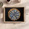 Pizza - Eten - Delftsblauw Dienblad Rechthoek middel -USP_Formaat