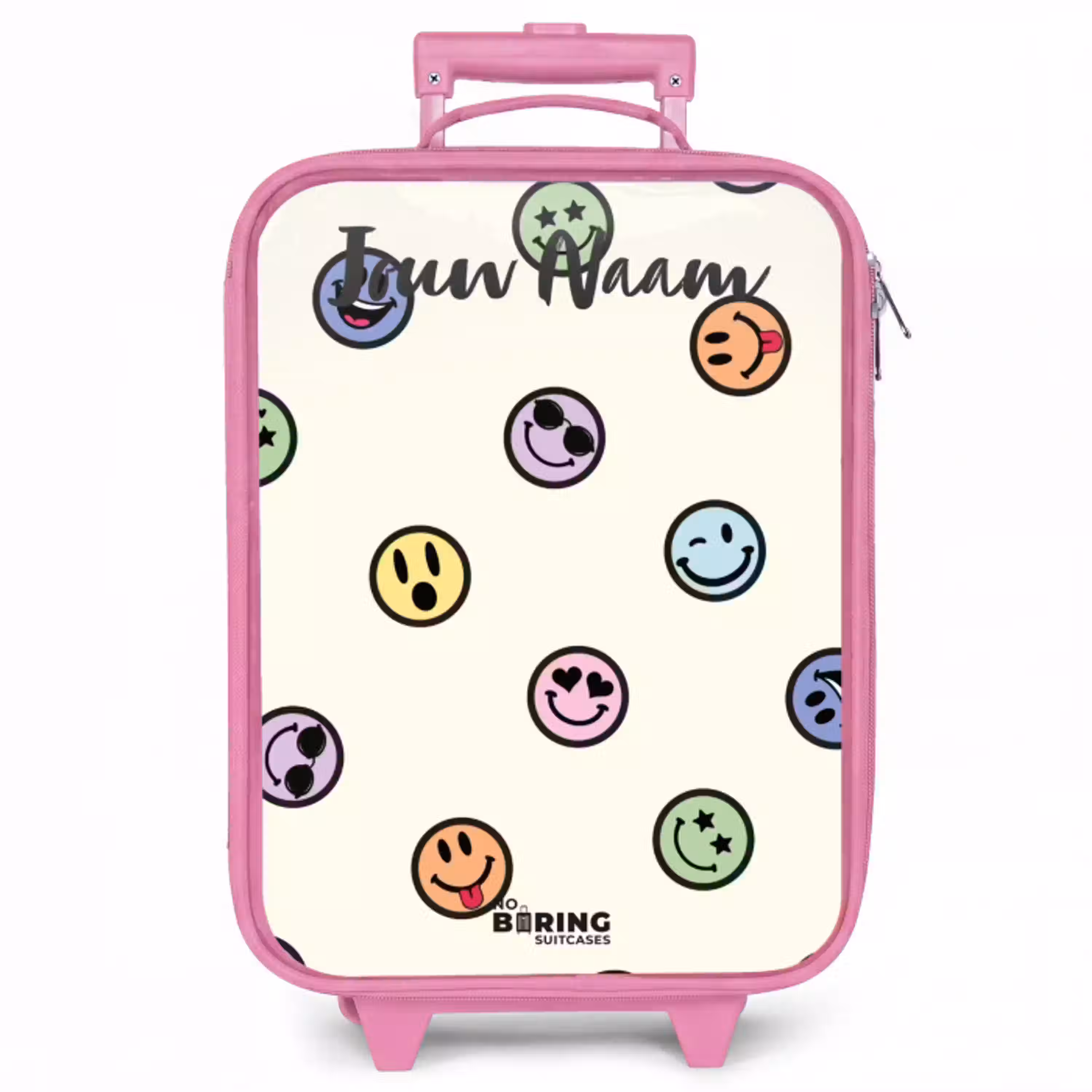 Speelse smiley-mix Kinderkoffer - Roze klein -zzz_website3d