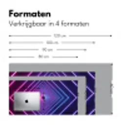 Driedimensionaal - Tunnel - Ruimte Muismat XXL klein -sfeer5