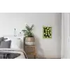 Appels - Groen - bladeren textielposter latten blank klein -woonkamer
