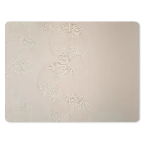 Japandi - Beige - Modern muismat rubber klein -3d