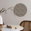 Donker - Bloemen - Sierlijk Wandcirkel behangsticker klein 186 -sfeer3
