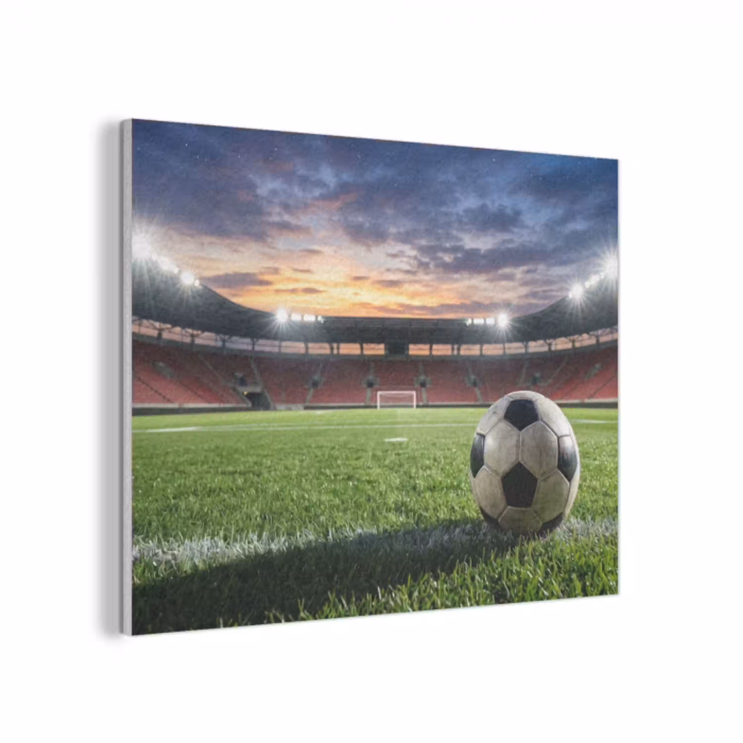 Voetbal - Stadion - Sport - Groen PET vilt klein -3d