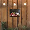 Borrelplank - Stilleven - Vintage tuinposter los doek klein -sfeer1