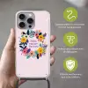 Bloemenkrans - Kleurrijk - Moeder Hoesje iPhone 16 Pro Max met koord klein -sfeer2_NL