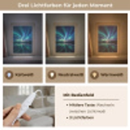 Noorderlicht - Kleurrijk - Bergmeer Light Box met kabel (Tafellamp) klein -USP_lichtkleurDE