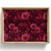 Dahlias - Bloemen - Rood Dienblad Rechthoek middel 911 -z3d_shopping