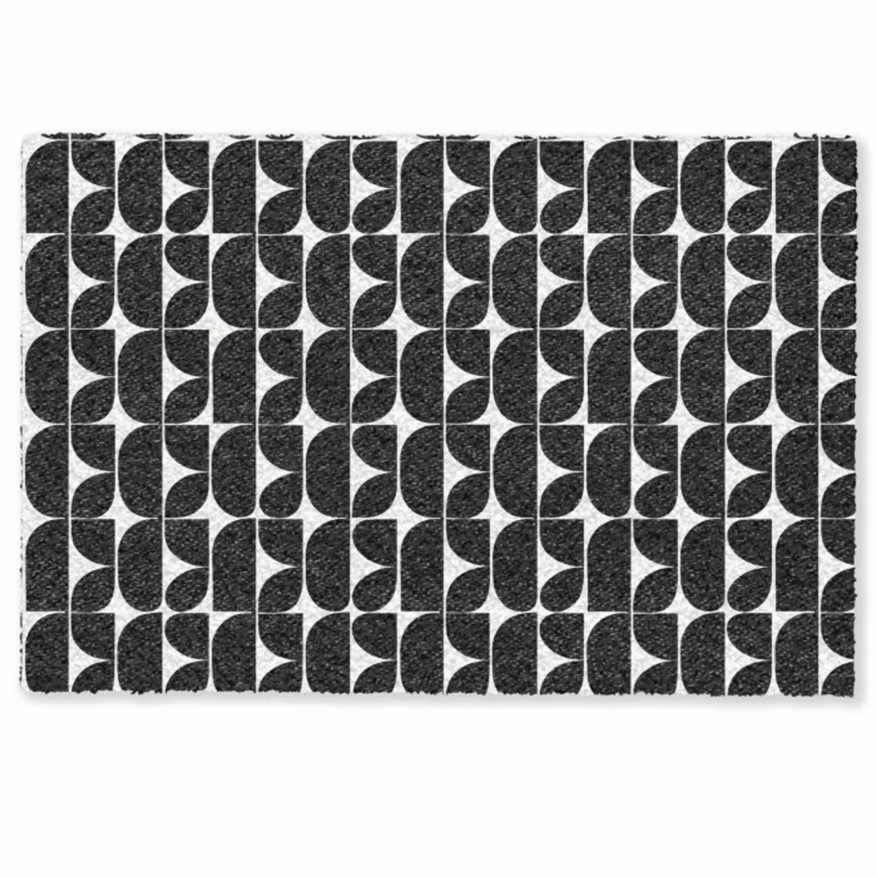 Modern - Geometrisch - Zwart Deurmat klein 898 -zkaufland3d