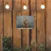 Kerstboom - Cadeaus - Rood - Goud tuinposter los doek klein -sfeer1