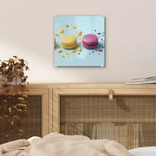 Macarons - Kleurrijk - Pastel plexiglas 5mm klein -sfeer4