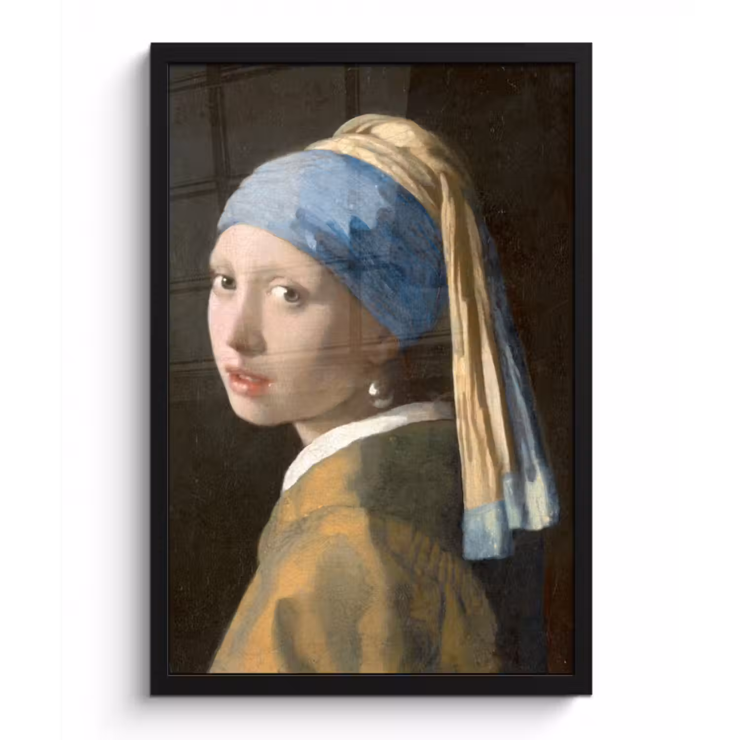 Bilder mit Rahmen - Das Mädchen mit dem Perlenohrring - Gemälde von Johannes Vermeer