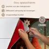 Gnooms - Kerst - Raam - Kleurrijk keuken achterwand spatscherm klein -spatscherm_NL