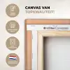 Patroon - Oranje - Lijnen canvas 2cm xxl 828 -sfeer2