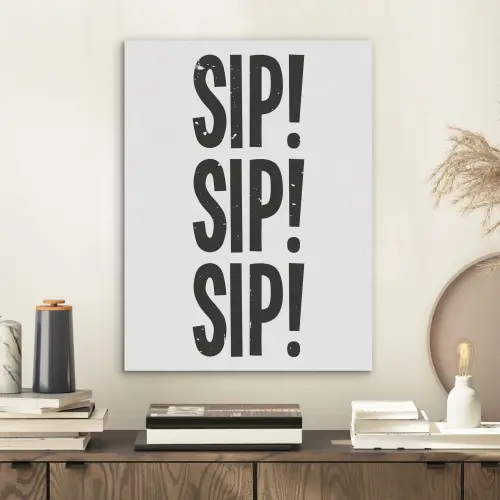 Vintage - Japandi - Decoratie - Black PET vilt klein -sfeer1