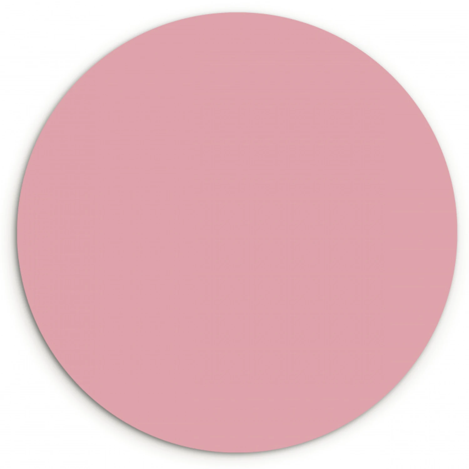 Roze - Kleuren - Interieur - Effen - Kleur Wandcirkel kunststof plaat 5mm dik klein 188 -3d
