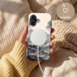 Mistig - Berglandschap - Illustratie Toughcase MagSafe Apple iPhone 17 klein -USP_MagsafeV