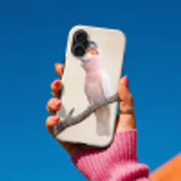 Papagaai - Tak - Roze Toughcase MagSafe Apple iPhone 17 klein -Sfeer1V