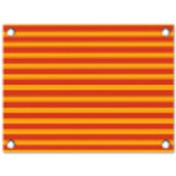 Strepen - Patroon - Oranje tuinposter los doek klein 239 -3d