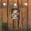 Doorkijk - Bloemen - Tropisch - Kleurrijk tuinposter los doek klein -sfeer1