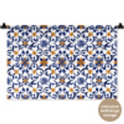 Patroon - Modern - Kleurrijk Wandkleed katoen klein 269 -t3d_DE