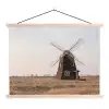 Windmolens - Landschap - Veld textielposter latten blank klein -3d