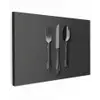 Bestek - Zwart canvas 2cm klein -z3d