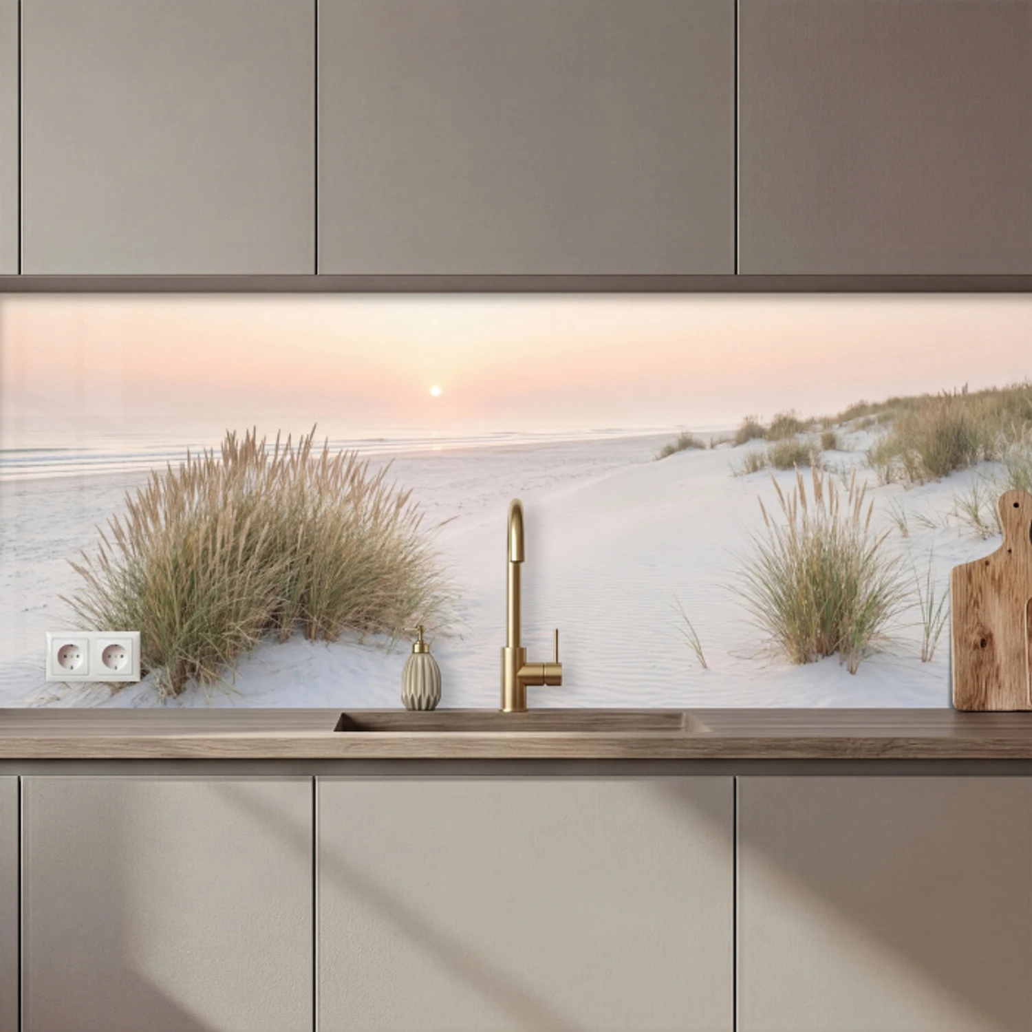 Horizon - Duinlandschap - Zand keuken achterwand 2 middel zz_3dshopping