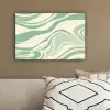 Organische lijnen - Mintgroen - Marmer canvas 2cm klein -sfeer3