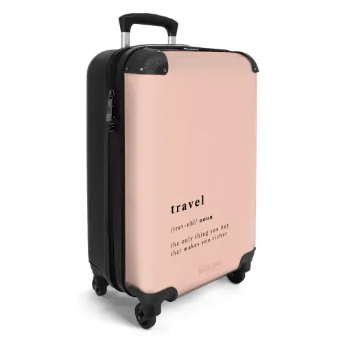 Quotes - Travel NBS - Handbagage koffer - Kinderen Unisex middel -productfoto_3d