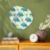 Triceratop - Blauw - Stippen - Boompjes Wandcirkel Organisch Forex 3mm klein -sfeer2
