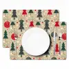 Illustratie - Kerst - Sterren Placemat vinyl groot 368 -zzsfeer2_Kitchenyeah-website