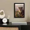 Koala - Bladeren - Ochtendlicht fotolijst zwart zonder passe partout klein -sfeer1