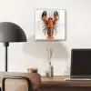 Kreeft - Zwart - Oranje - Wit - Uniek plexiglas 5mm klein -sfeer6