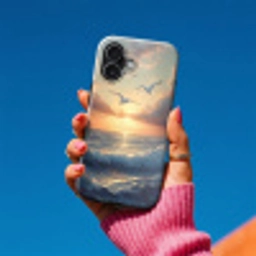 Meeuwen - Zonsondergang - Zee - Wolken Toughcase MagSafe Apple iPhone 17 klein -Sfeer1V