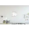 Marmer - Grijs - Wit - Abstract - Marmerlook textielposter latten blank klein -kinderkamer