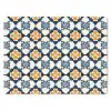 Klassiek - Geometrisch - Blauw muismat rubber klein 262 -3d