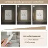Vissen - Water - Wit Light Box met kabel (Tafellamp) klein -USP_dimbaarNL