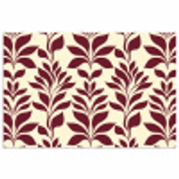 Abstract - Bladeren - Burgundy poster papier klein 62 -3d