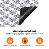 Oceaan - Koraal - Blauw - Wit Inductie beschermer vinyl 3mm klein 276 -zzzzzzz-td-onderkant