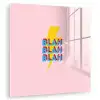Blah - Bliksem - Roze plexiglas 5mm klein -zzzproduct_nieuw