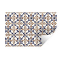 Klassiek - Patroon - Kleurrijk Muursticker klein 286 -3d