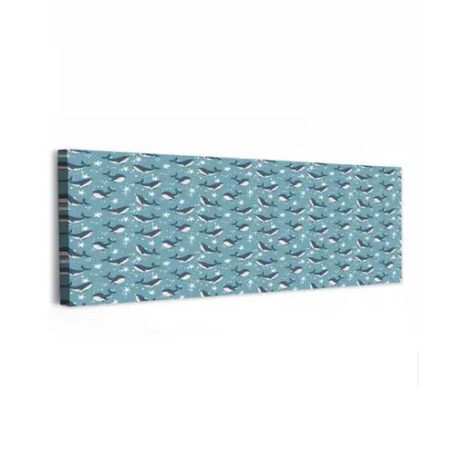 Klein - Oceaan - Walvis - Zeester canvas 2cm klein 828 -z3d