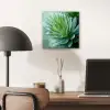 Blad - Plant - Groen - Textuur aluminium wit klein -sfeer5