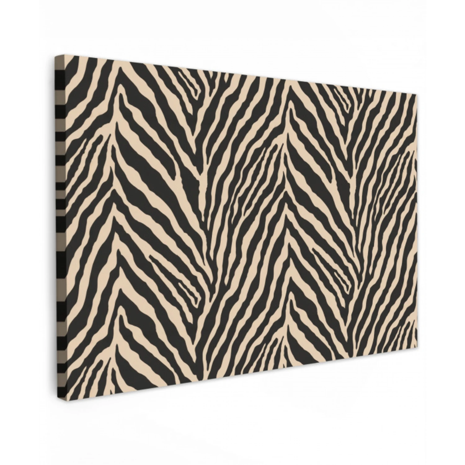 Zebra - Klassiek - Zwart canvas 2cm klein 34 -z3d