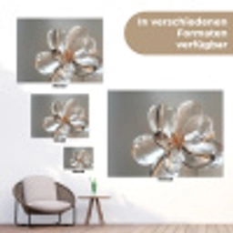 Bloem - Glazen - Doorzichtig tuinposter los doek klein -Xsfeer9_DE