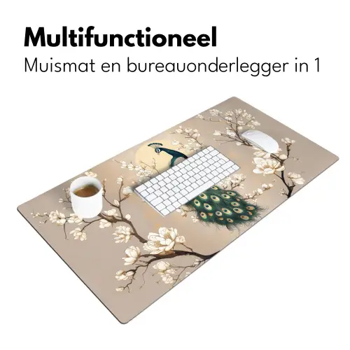 Pauw - Tak - Bloemen Muismat XXL klein -sfeer4