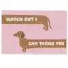 Quote - Pink - Dog Deurmat klein -zkaufland3d