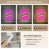 Hotdog - Roze - Retro Light Box met kabel (Tafellamp) klein -USP_lichtkleurNL