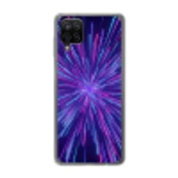 Dynamisch - Ruimte - Kleurrijk Telefoonhoesje Samsung Galaxy A12 klein -3d